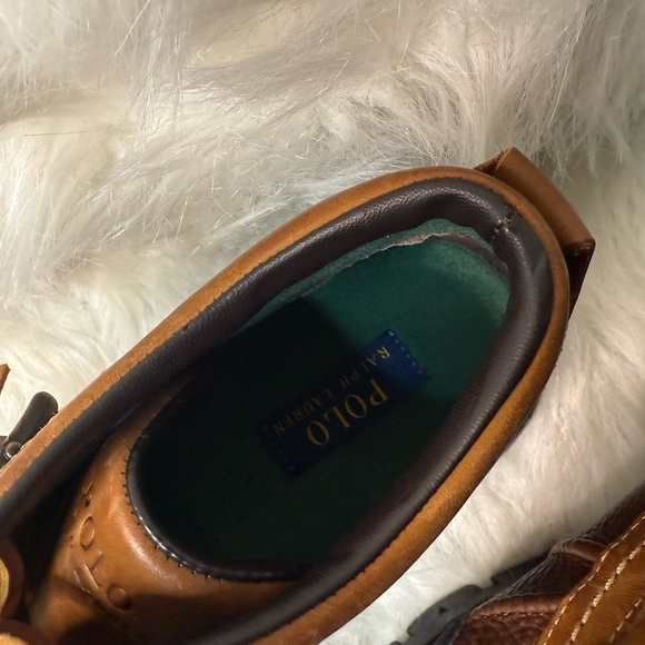 Ralph Lauren Tan and Brown Leather Shoes - Picture 6 of 8